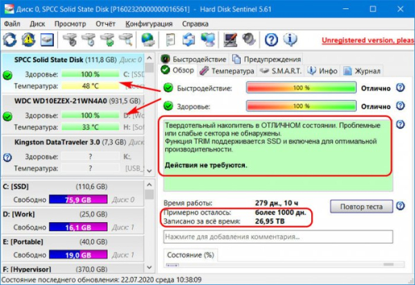  Hard Disk Sentinel: диагностика жёстких дисков для чайников 